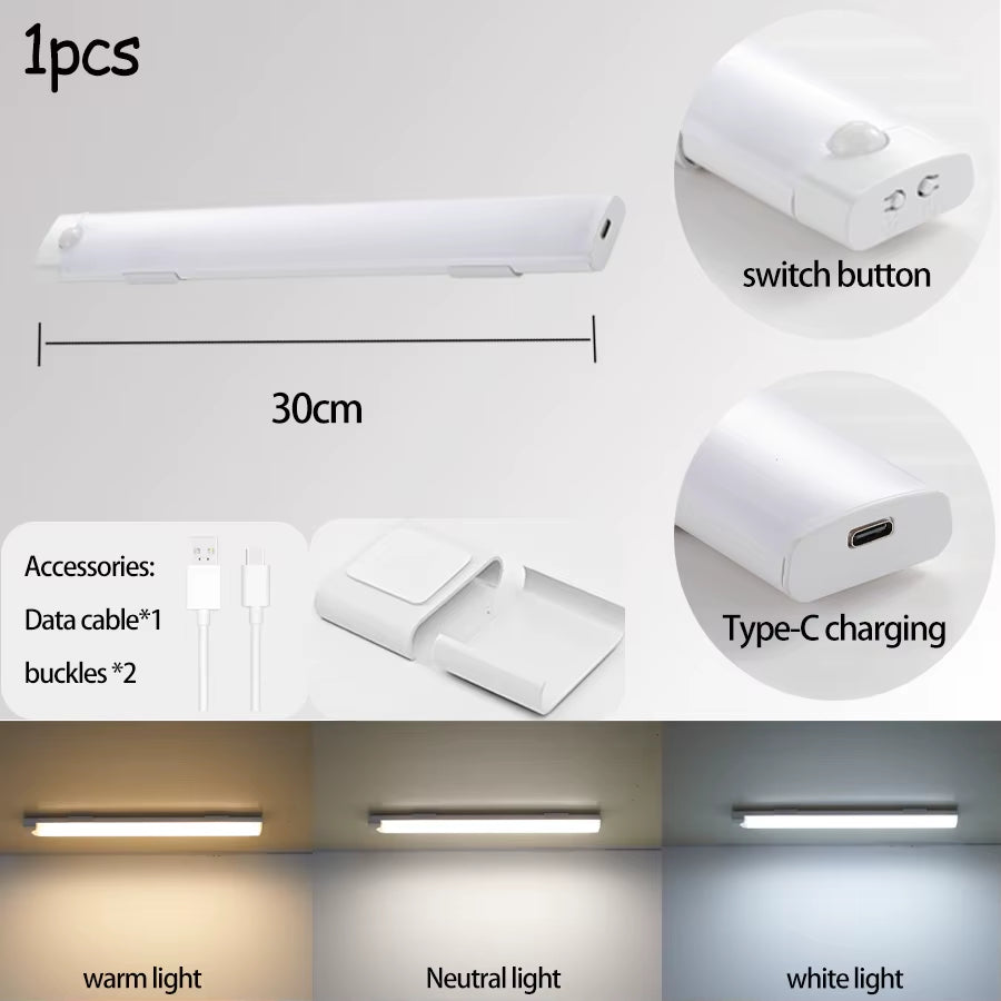 LED Wireless Motion Sensor Light Motion Sensor Night Light for Automotive Sensor Light Wardrobe Kitchen Stairs Cabinet Room Lamp