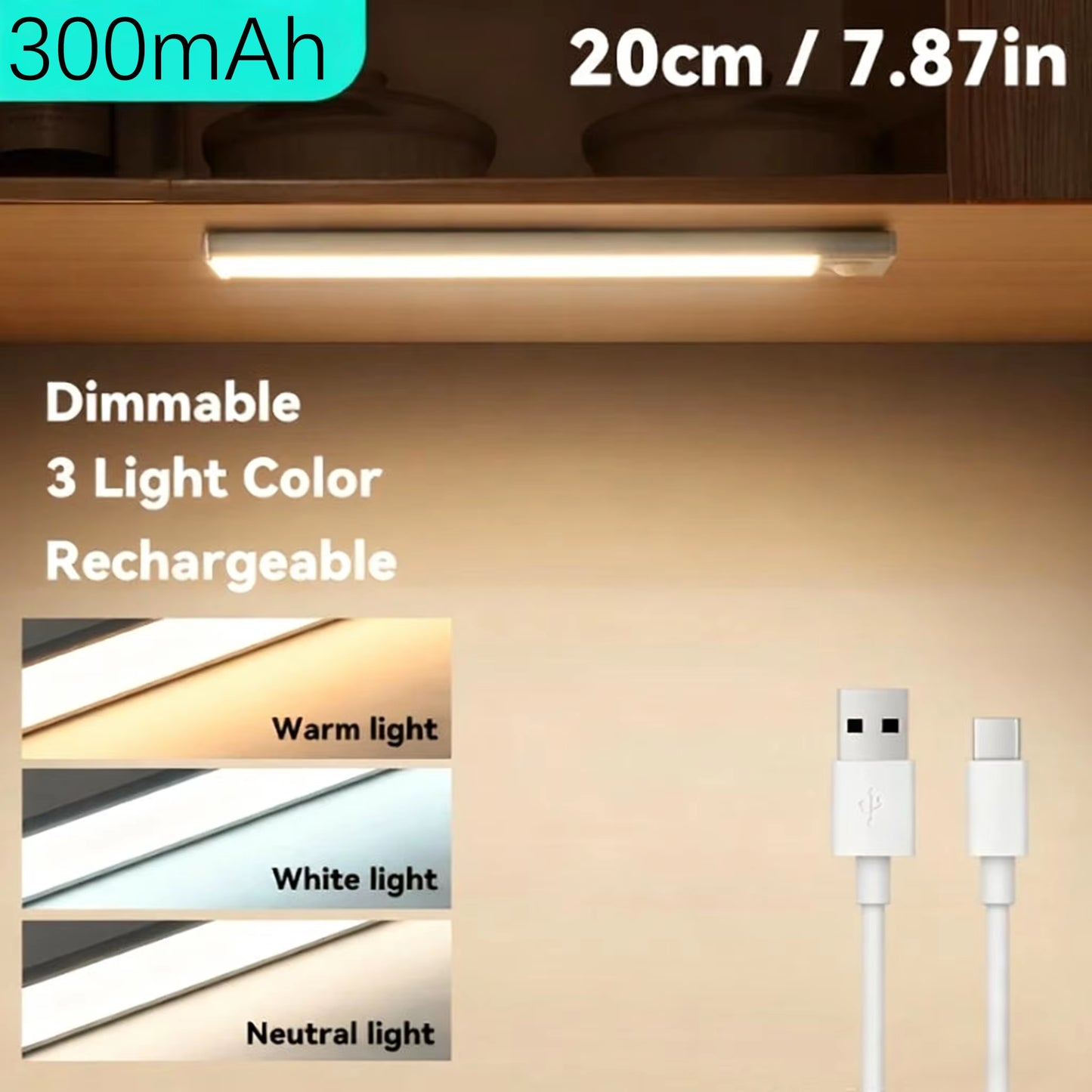 LED Wireless Motion Sensor Light Motion Sensor Night Light for Automotive Sensor Light Wardrobe Kitchen Stairs Cabinet Room Lamp