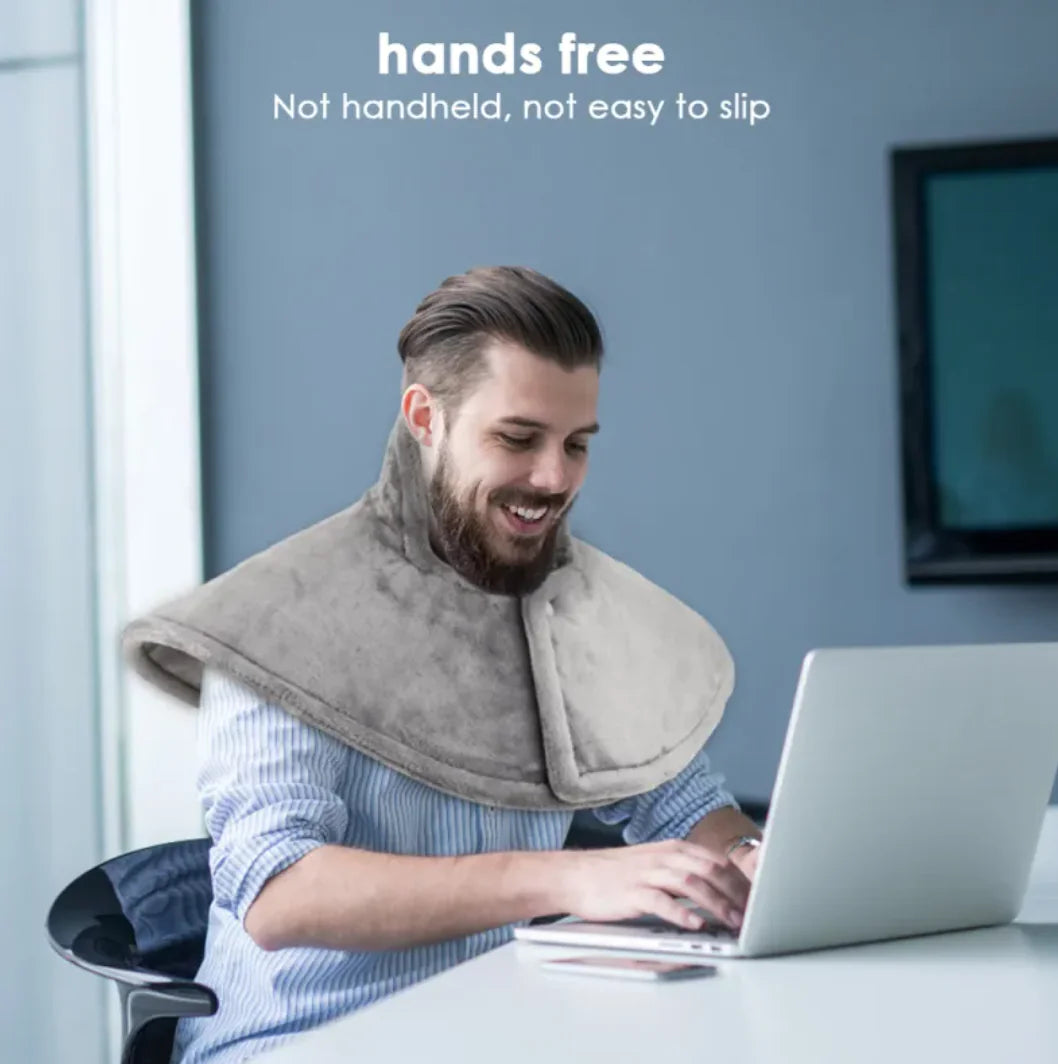 Electric Heated Shawl — Warm, Soft, Wearable Heating Blanket