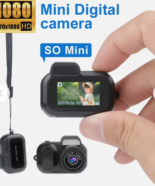 Retro Mini HD Camera — Portable 1080p Video Camera With Screen