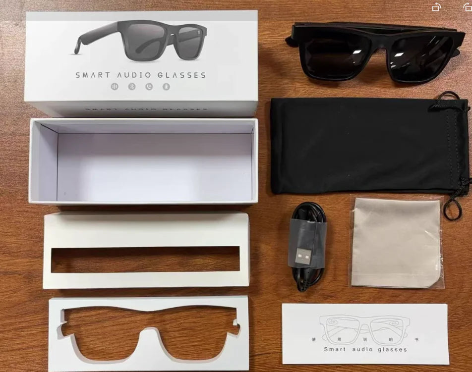 Smart Bluetooth Audio Sunglasses — Wireless Music & Call Headset