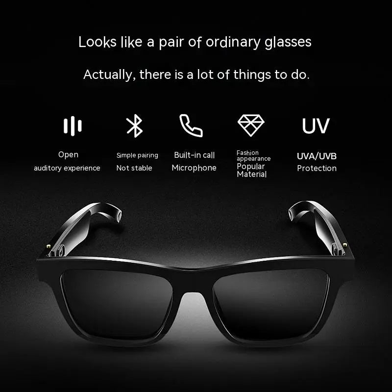 Smart Bluetooth Audio Sunglasses — Wireless Music & Call Headset